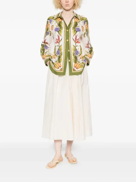 Cămașă Farm Rio cu model floral cu imagine alb