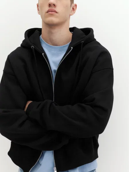 Pull&Bear Hanorac negru