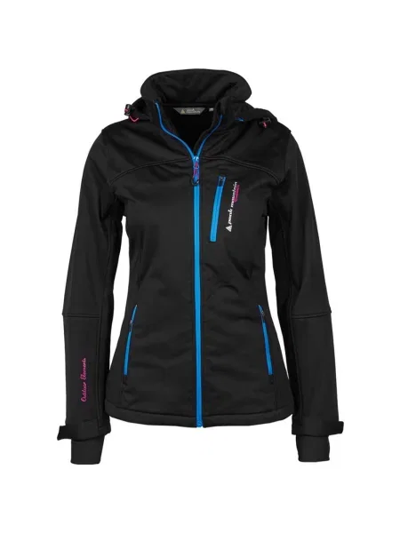 Geacă Peak Mountain softshell negru