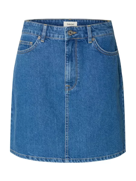 SELECTED FEMME Fustă SLFHARPER' albastru