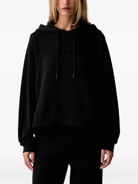 Salopetă Twinset cu broderie cu cordon negru