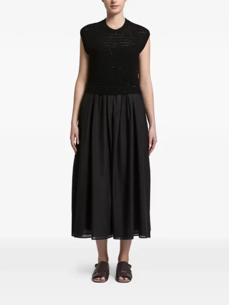 Rochie midi Peserico cu paiete negru