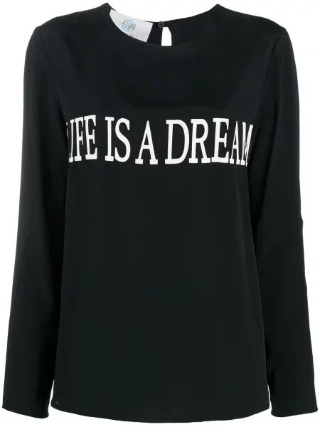 Bluză Alberta Ferretti negru