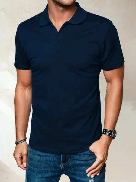 Tricou polo Dstreet albastru