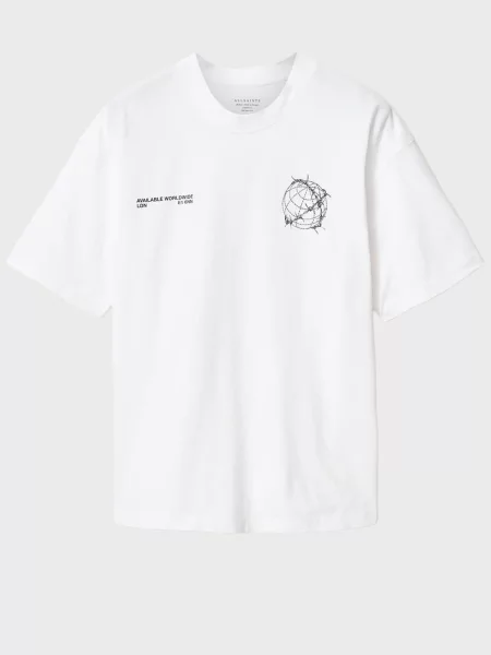 Футболка Allsaints біла