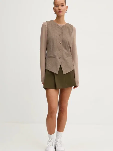 Telovnik Abercrombie & Fitch rjava