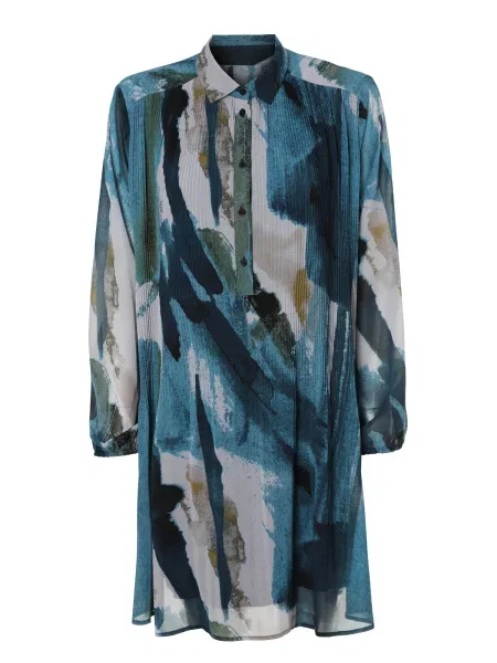 TATUUM Dolga srajca ENNIS / mornarska / kaki bež