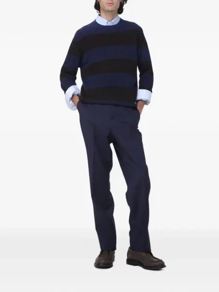 Pantaloni Etro de lână albastru