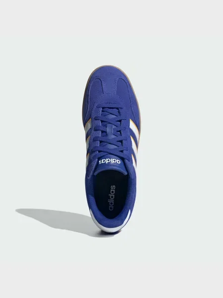 Синтетический кроссовки Adidas синие