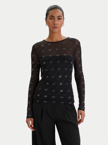 KARL LAGERFELD Блузка чорний