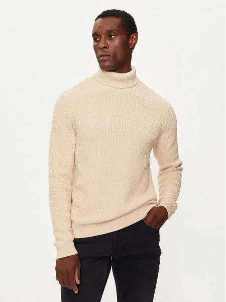 Pulover Selected Homme bej