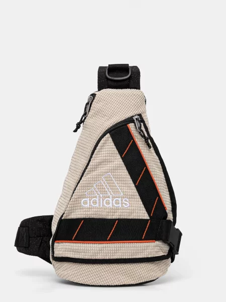 Раница adidas Originals малък с апликация бежово