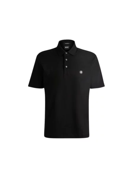 Koszulka polo Boss czarna
