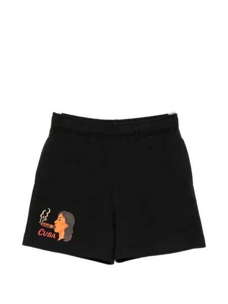 Pantaloni scurți Melt cu imagine negru