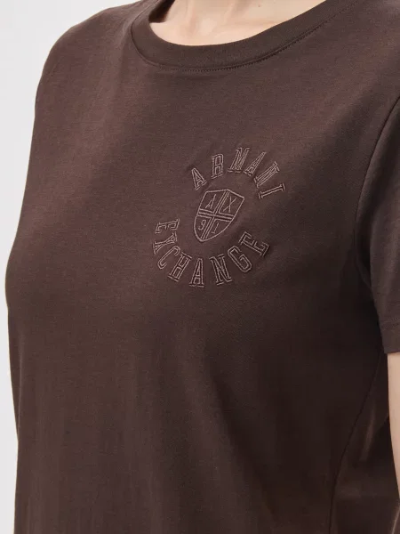 Футболка Armani Exchange коричнева