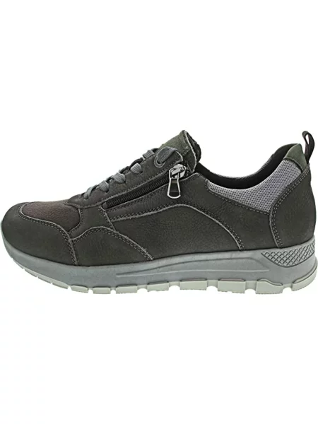 Sneakersy Waldläufer zamszowe szare