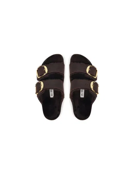 Natikači Birkenstock Arizona Big Buckle Temno rjava
