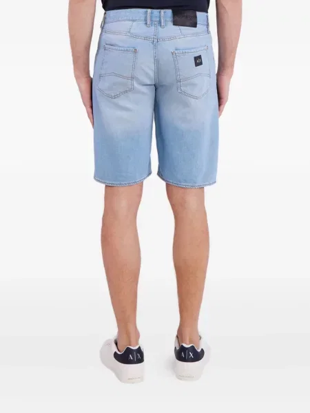 Džínové šortky Armani Exchange modré