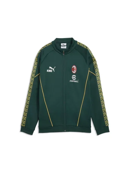 PUMA Młodzieżowa kurtka AC Milan KING Anthem Akcesoria zielony