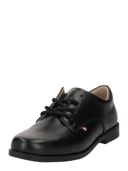 Nizki čevlji Tommy Hilfiger Low Cut Lace Up Shoe črna