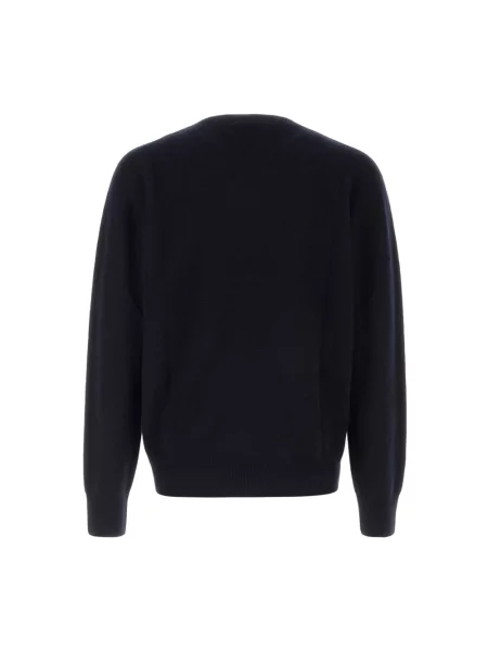Sweter The Row z kaszmiru niebieski