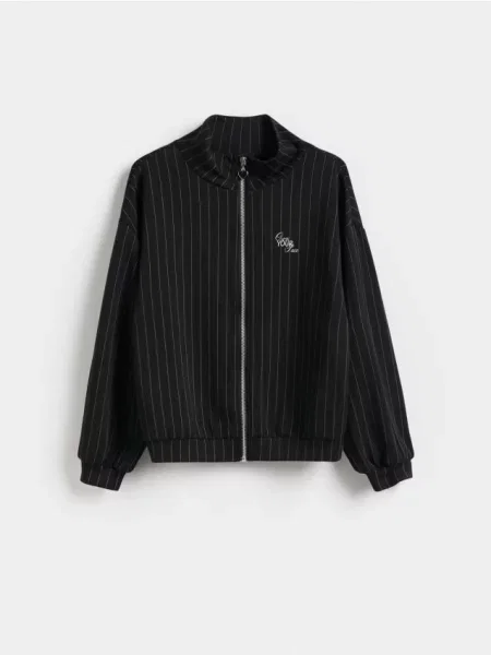 Hanorac sport copii Reserved negru