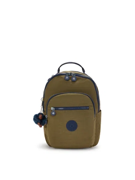 KIPLING Rucsac Seoul bleumarin kaki