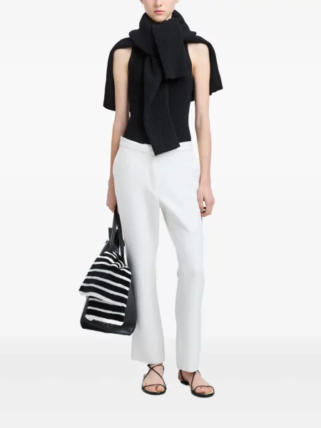 Pantaloni Proenza Schouler alb
