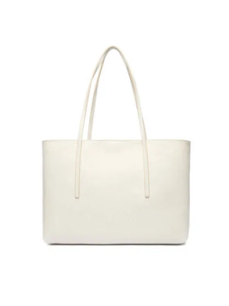 Calvin Klein Shopper táska / piszkosfehér fehér