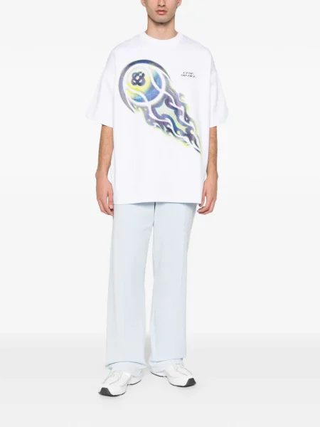 Tricou Casablanca tenis alb