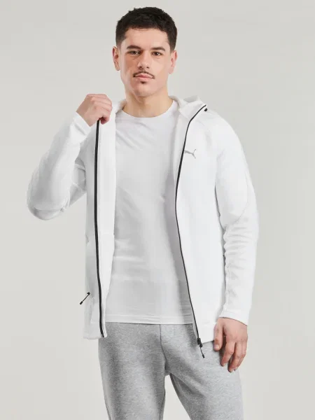 Hanorac cu glugă Puma alb