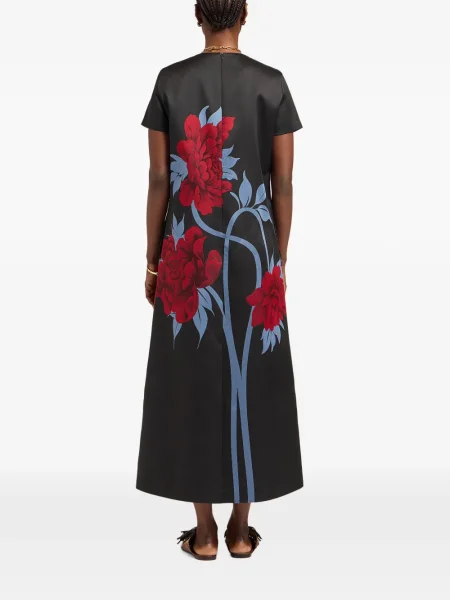 Rochie La Doublej din jacard de costum negru