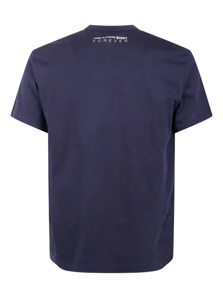 Póló Comme Des Garçons Shirt autogrammal kék