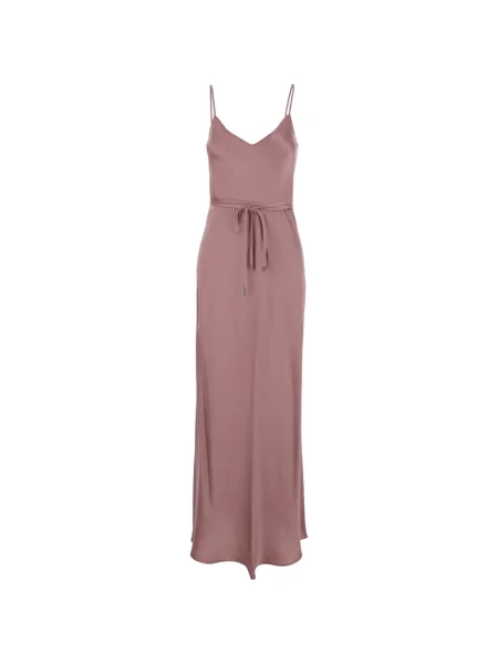 Rochie maxi Antonelli de costum roz