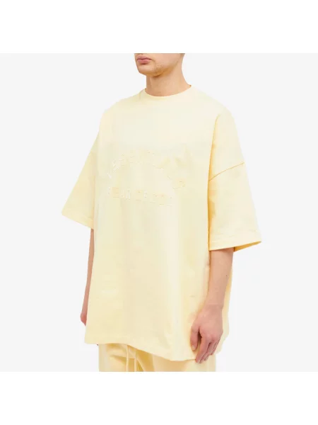 Koszulka Fear Of God Essentials żółta