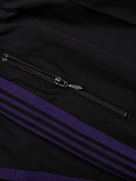 Pruhované kalhoty Needles černé