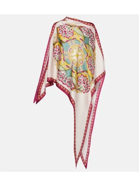 Jedwabny top La Doublej asymetryczny