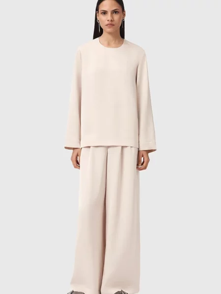 Блузка AllSaints LEANNE однотонна білий