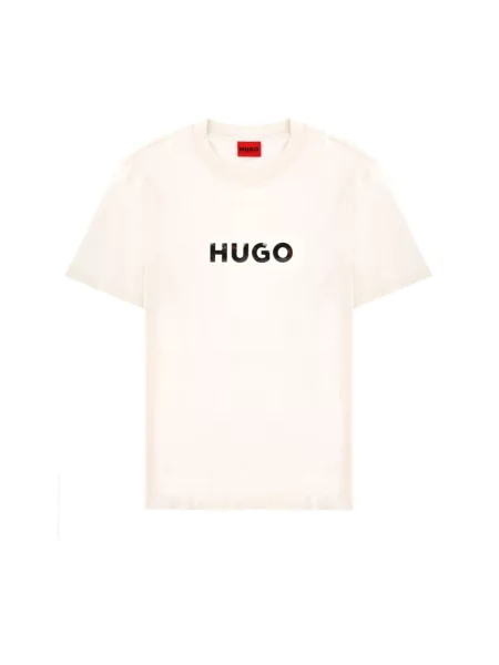 Koszulka Hugo z logo różowa