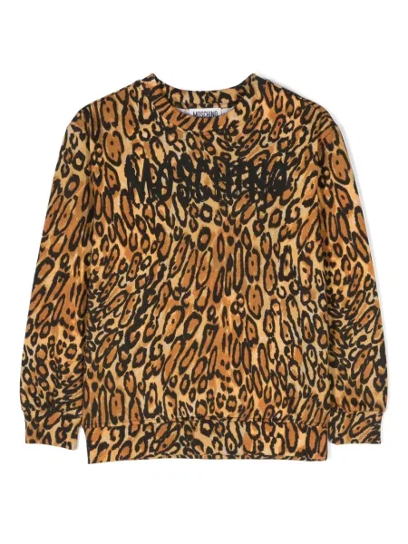 Bluza dziecięca Moschino brązowa