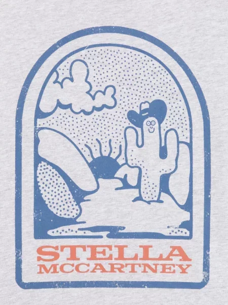 Koszulka dziecięca Stella Mccartney szara