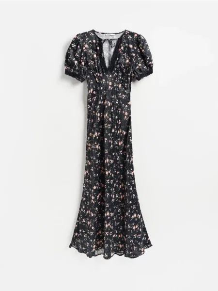 Reserved Rochie maxi cu model negru
