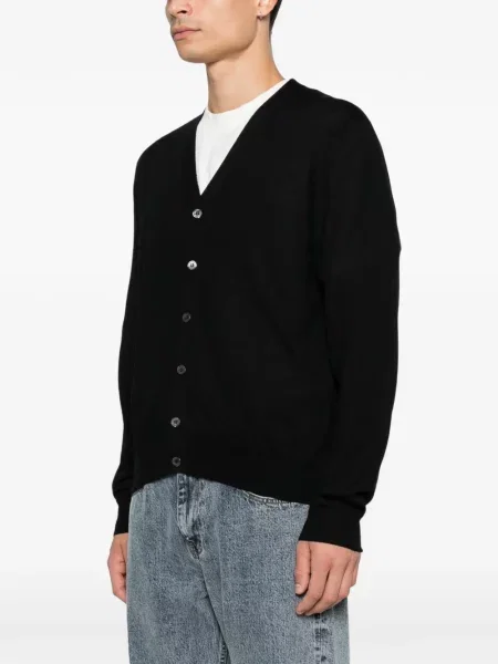 Cardigan Corneliani cu decolteu în V negru