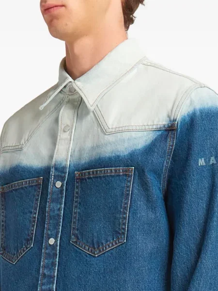 Džínová košile Marni modrý