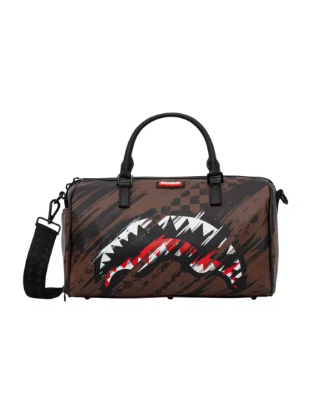 Torba Sprayground w stylu grunge brązowa
