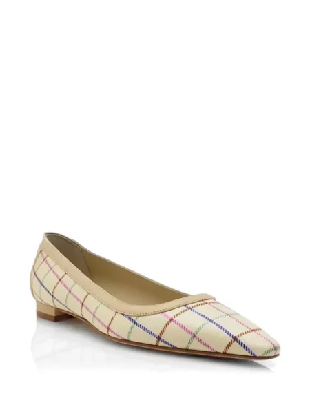 Pantofi cu toc Manolo Blahnik în carouri
