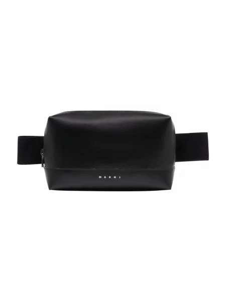 Torba crossbody Marni skórzana czarna