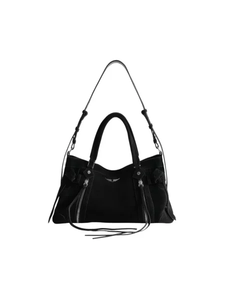 Torebka crossbody Zadig & Voltaire skórzana czarna