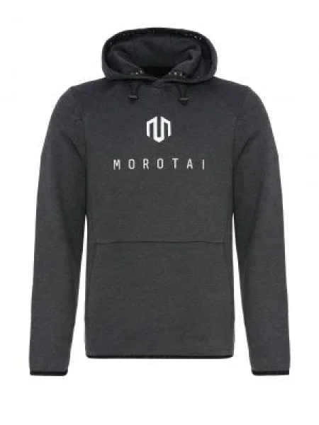 MOROTAI Sweater majica Neo tamo siva bijela