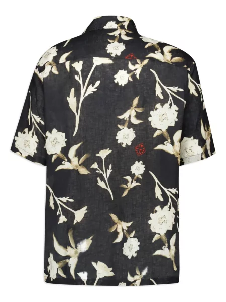 Gėlėta raštuota marškiniai Off-white balta